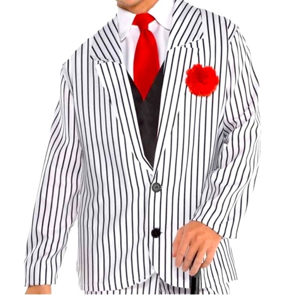 GANGSTER "BIG GANGSTA" 5PC ADULT COSTUME SIZE STANDARD 🌟NWT🌟 - Picture 3 of 13